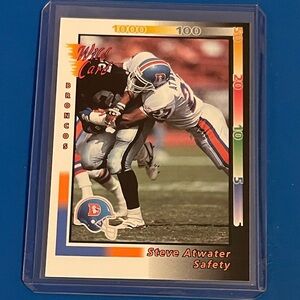 Steve Atwater #115 1992 Wild Card Football Trading Card